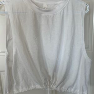 White Lululemon tank